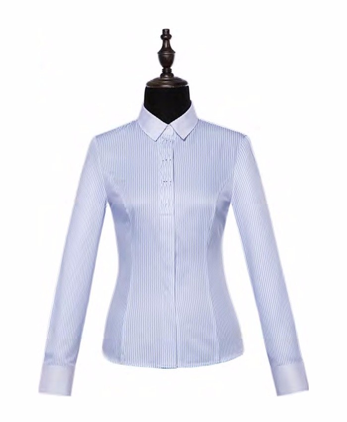 GY6037女蓝条纹