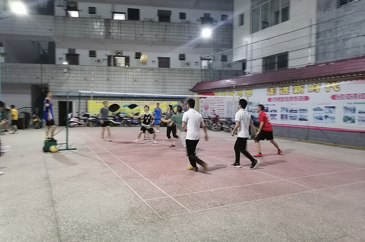 6.13公司与隘洞镇政府联合组织排球比赛(图2)