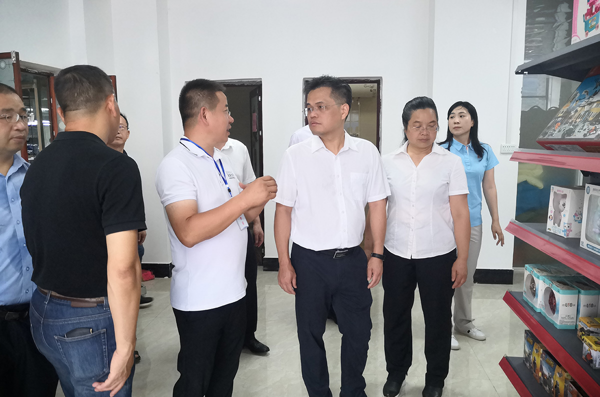 2020年7月6号深圳市龙华区委常委、统战部部长詹惠军一行15人莅临公司开展扶贫协作活动(图5)